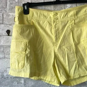 Woman’s yellow Performance Calvin Klein ladies Shorts
